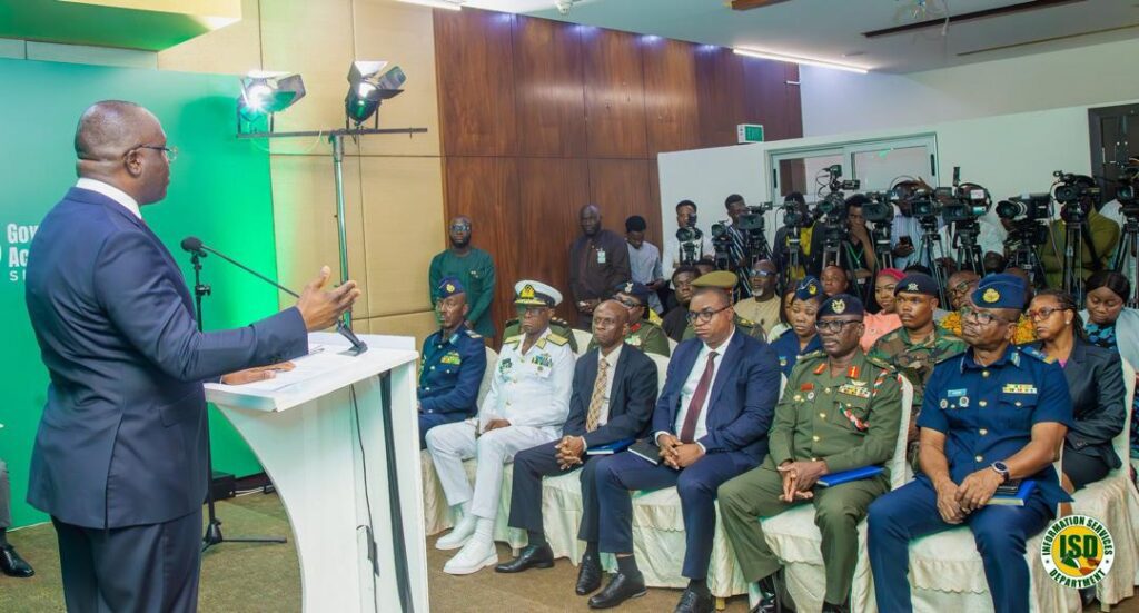 Ghana’s Minister for Defence, Dr. Edward Omane Boamah