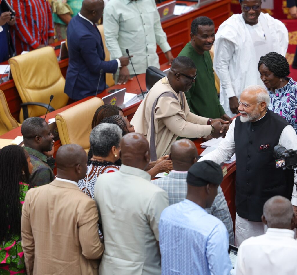 Indian PM Modi Addresses Ghana’s Parliament, Celebrates Enduring Democratic Ties 5 PM Modi 3