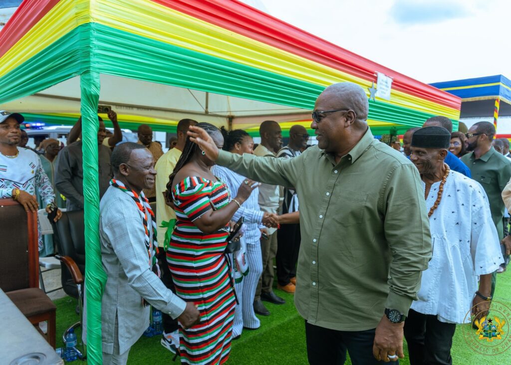 Mahama Pushes for Peace in Nkwanta Amid Renewed Violence 3 President Mahama @Oti 1