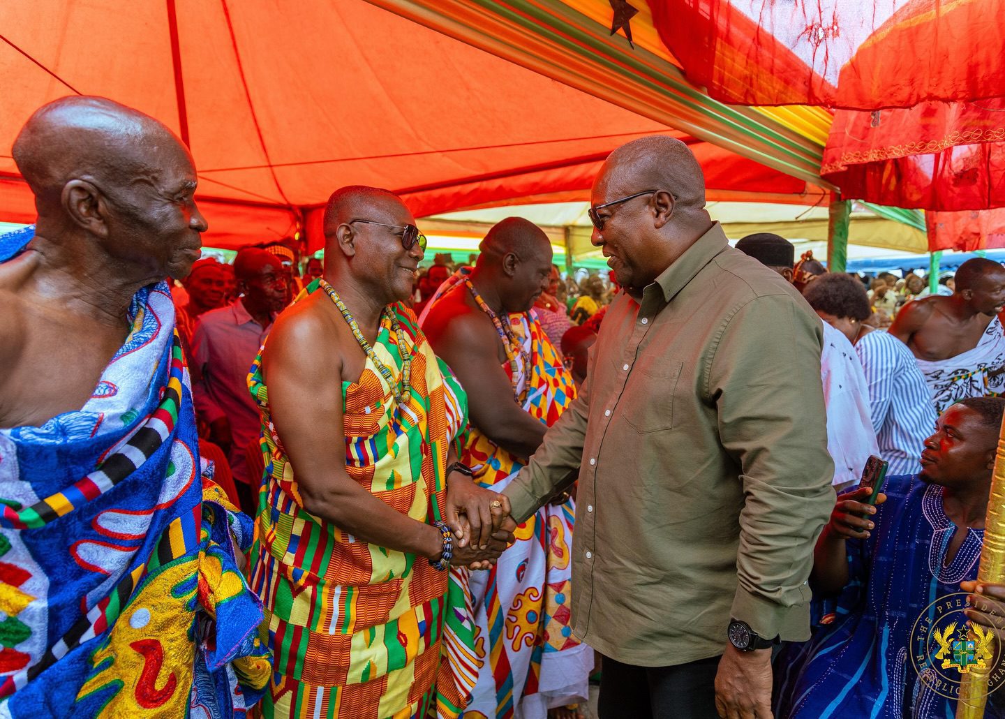 Mahama Pushes for Peace in Nkwanta Amid Renewed Violence 5 President Mahama @Oti 2