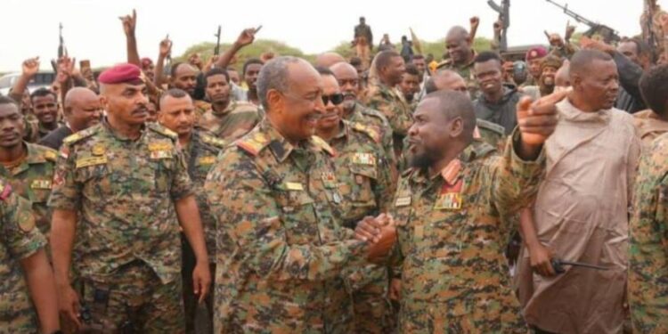 Sudanese Army Chief Visits Recaptured Strategic Stronghold