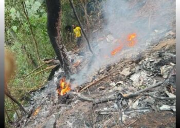 Helicopter Crash Scene