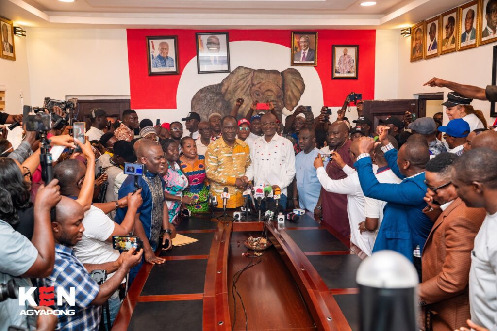 Kennedy Agyapong, Bryan Acheampong File for NPP 2026 Flagbearer Race 2 Kennedy Agyapong @file nomination