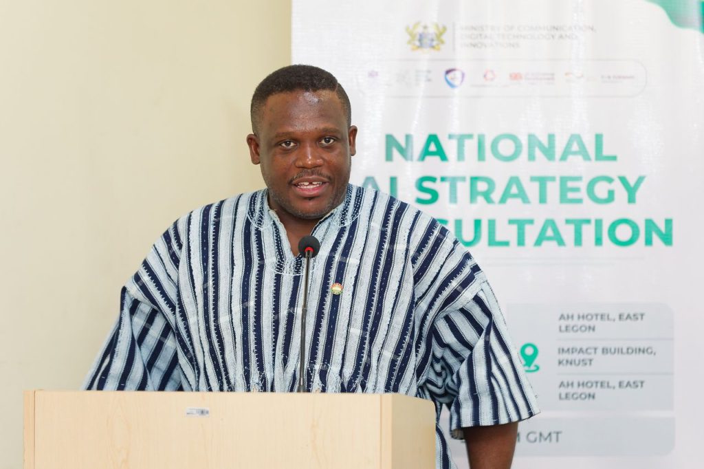 Ghana’s Minister for Communications, Digital Technology and Innovations, Hon. Samuel Nartey George