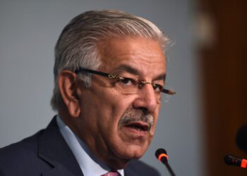Pakistan’s Defence Minister, Khawaja Mohammad Asif.