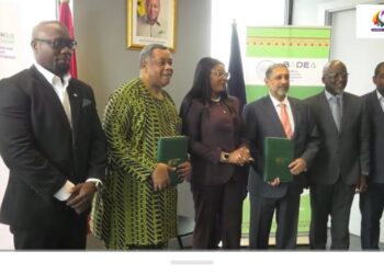Scene from Ghana and BADEA MoU signing