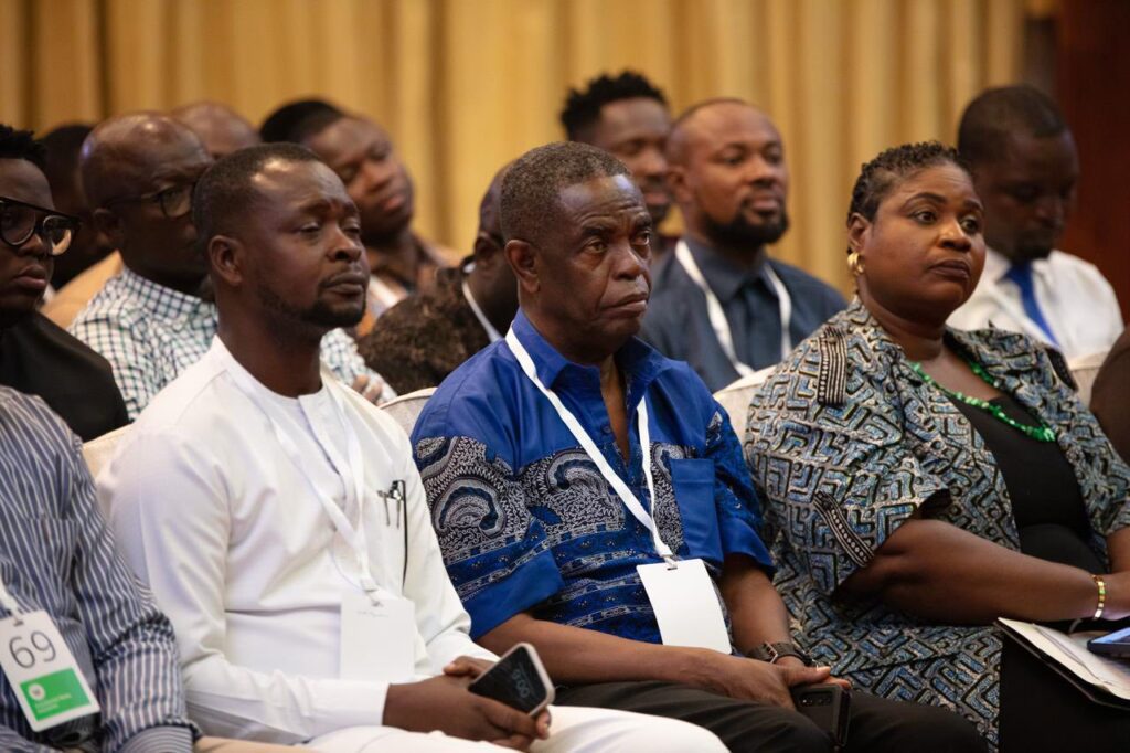 Scene from President Mahama’s media encounter