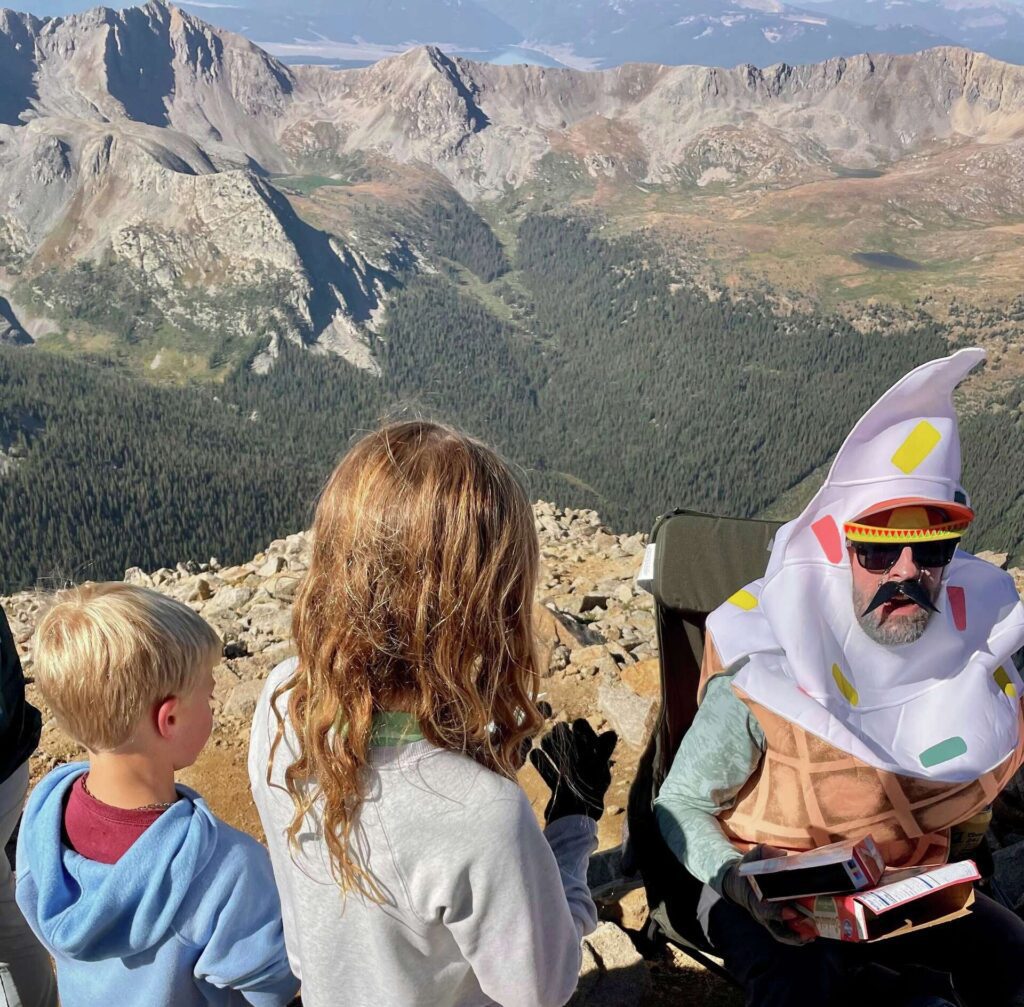 'Legend Dairy' Man Treks Colorado Peak With Ice Cream