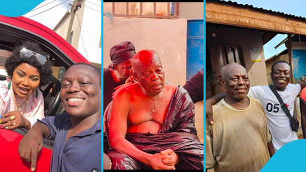 Nana Ama McBrown Consoles Osanju's Dad