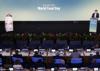 FAO Director-General Qu Dongyu, addresses delegates.