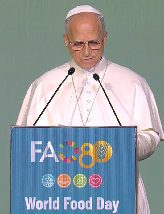 Pope Leo at FAO