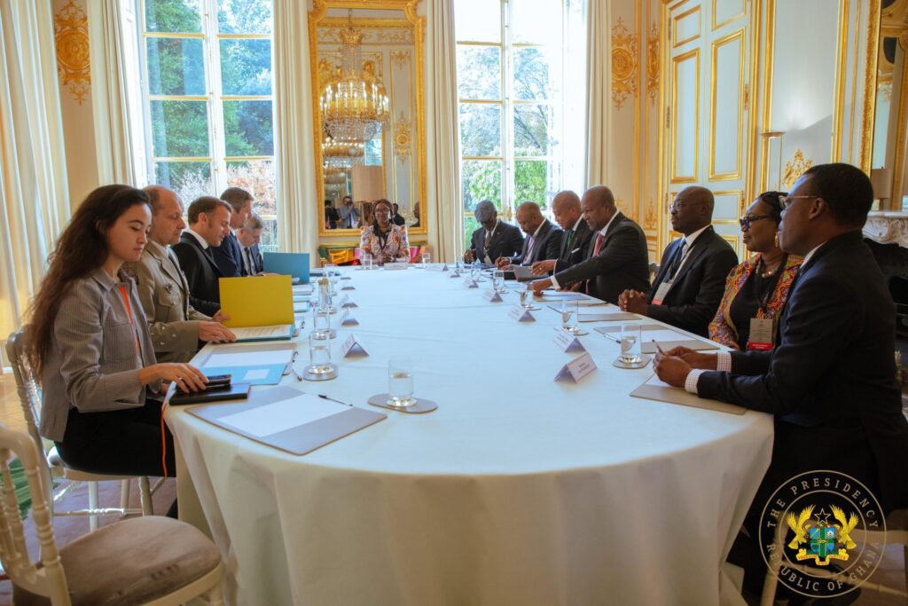 President Mahama with Macron 4