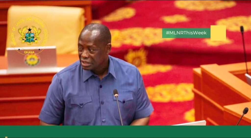 Hon. Emmanuel Armah-Kofi Buah, Minister for Lands and Natural Resources