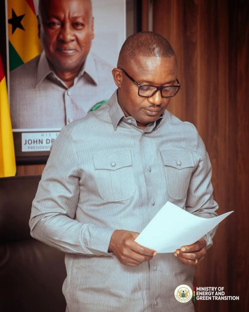 Hon. John Abdulai Jinapor, Minister for Energy and Green Transition