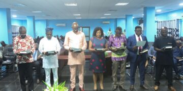 Newly inaugurated members