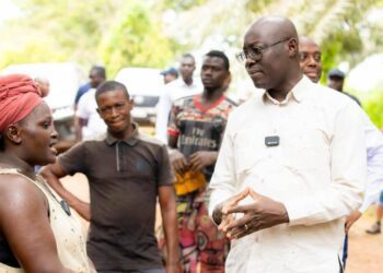 Dr. Cassiel Ato Forson engages with BOPP workers