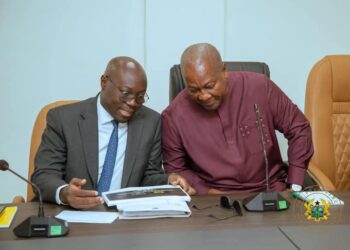 President John Dramani Mahama and Dr. Cassiel Ato Forson