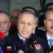 Turkish Interior Minister Ali Yerlikaya speaks as he visits headquarters of Turkey's aviation company TUSAS, where people were killed and over a dozen others wounded in an attack, near Kahramankazan, a town of Turkish capital Ankara, October 23, 2024. REUTERS/Stringer