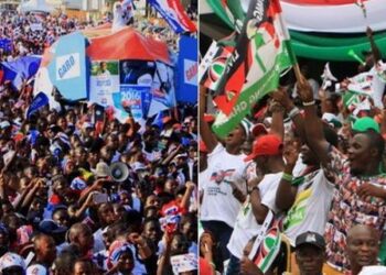 Supporters of NDC and NPP