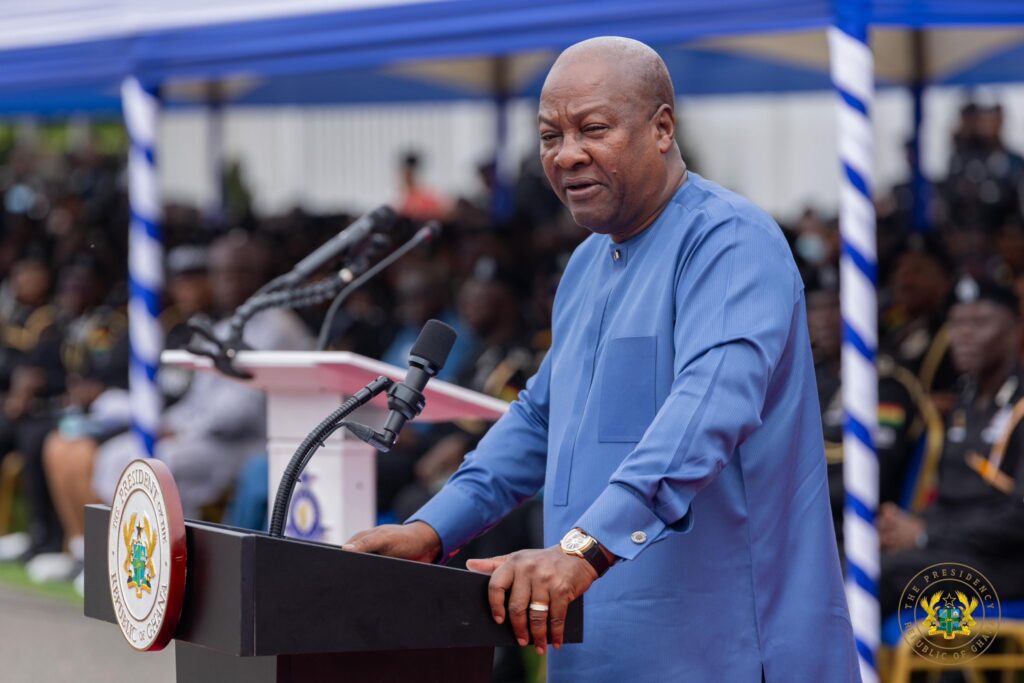 President Mahama @Police Armoured Vehicle Event 1