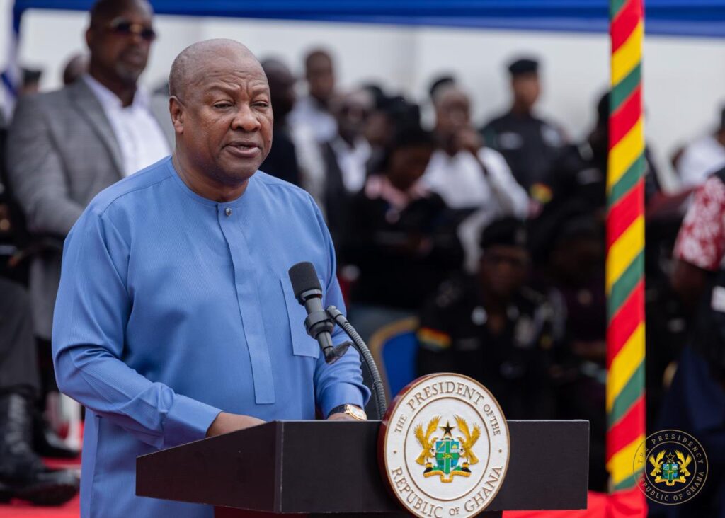 President Mahama @Police Armoured Vehicle Event 3