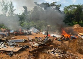 raided galamsey site