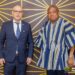 Hon. Samuel Okudzeto Ablakwa, Minister of Foreign Affairs and Regional Integration, With the Acting Ambassador of Ukraine to Ghana, Ivan Lukachuk