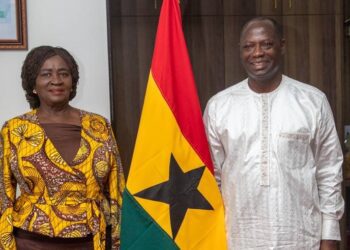 Vice President with Lands Minister