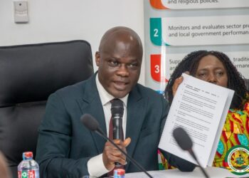 Minister for Local Government, Chieftaincy and Religious Affairs, Hon. Ahmed Ibrahim,