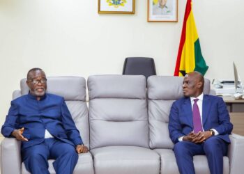 Chief Justice, Paul Baffoe Bonnie and Education Minister Hon Haruna Iddrisu