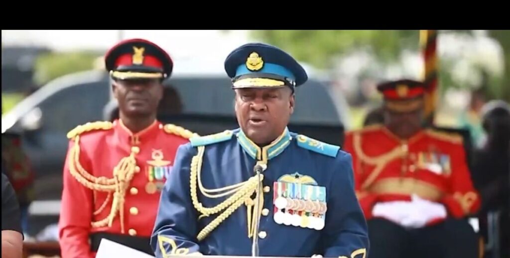 Mahama Reaffirms Investment Drive in Ghana Armed Forces 2 Mahama @GAF Officer Graduation 1