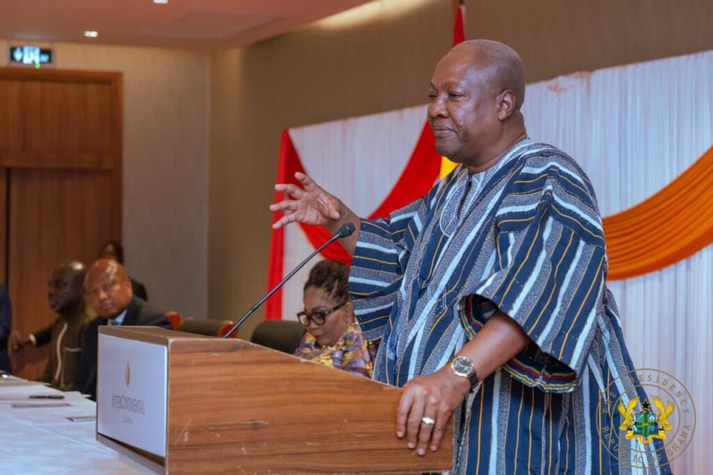 HE John Dramani Mahama, President of Ghana