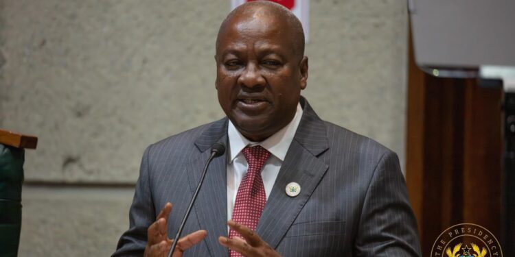HE John Dramani Mahama, President of Ghana