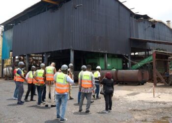 GIPC Delegation Tour Juaben Oil Mills Limited in Kumasi