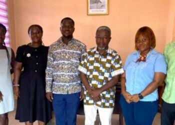 Mr. Kingsley Buabeng Eduah, Eastern Regional Director of GEPA, and Mr. Andrew Lartey, GSA Eastern Regional Manager, and Representatives