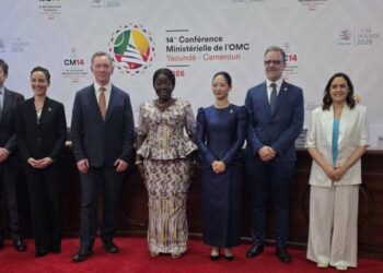 Hon. Elizabeth Ofosu-Adjare, Minister for Trade, Agribusiness and Industry at WTO MC14