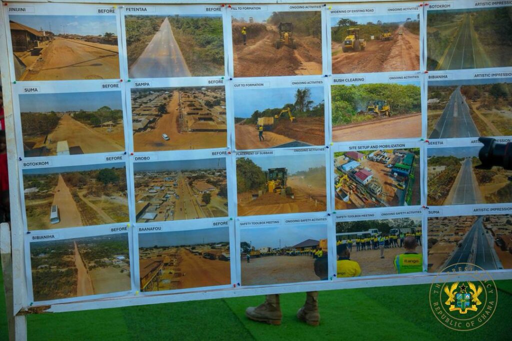 Mahama Inspect Jinijini–Sampa Road 6