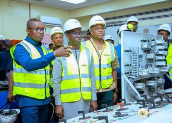 Hon. John Jinapor at Akosombo Substation