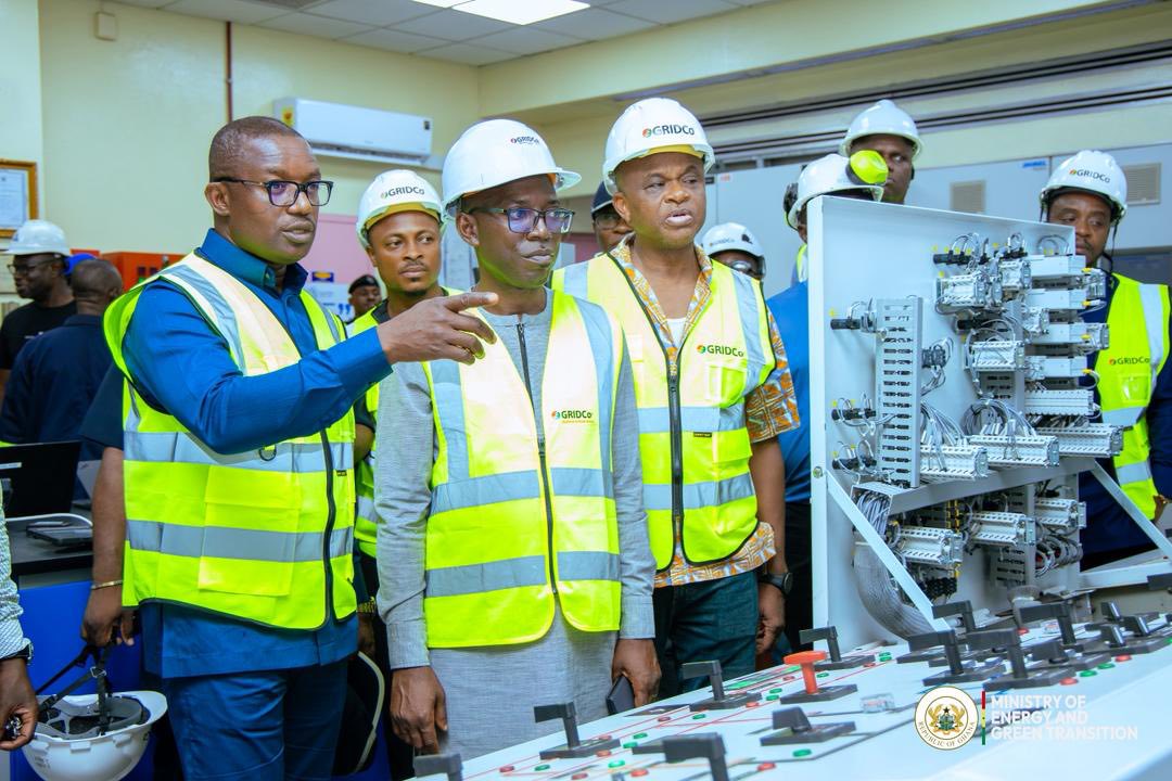 Hon. John Jinapor at Akosombo Substation