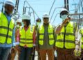 President John Dramani Mahama at Akosombo substation