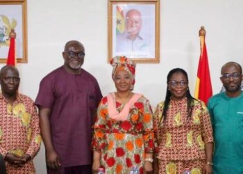 Dr. Afisah Zakariah, Chief Director of MoFAD, with GSA Delegation