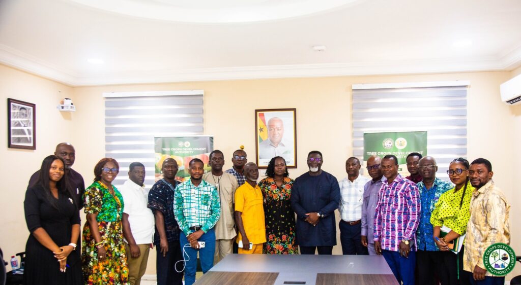 Dr. Andy Osei Okrah TCDA CEO Mr. Emmanuel A. Owusu ANRAG President Mr. Perry Acheampong ANRAG Secretary and Co. 1