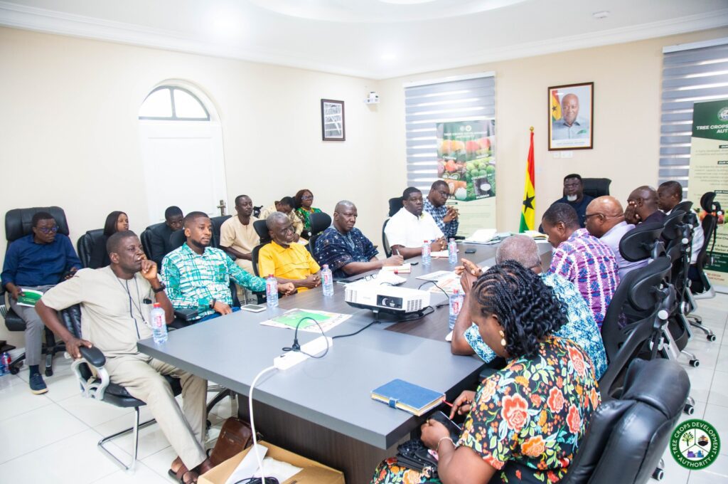 Dr. Andy Osei Okrah TCDA CEO with ANRAG Delegation 1
