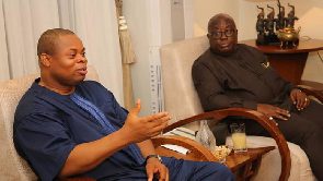 IMANI Founding President Franklin Cudjoe and foremer President Akufo-Addo