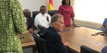 GFA presents Carlos Queiroz to the Sports Minister, Hon. Kofi Adams