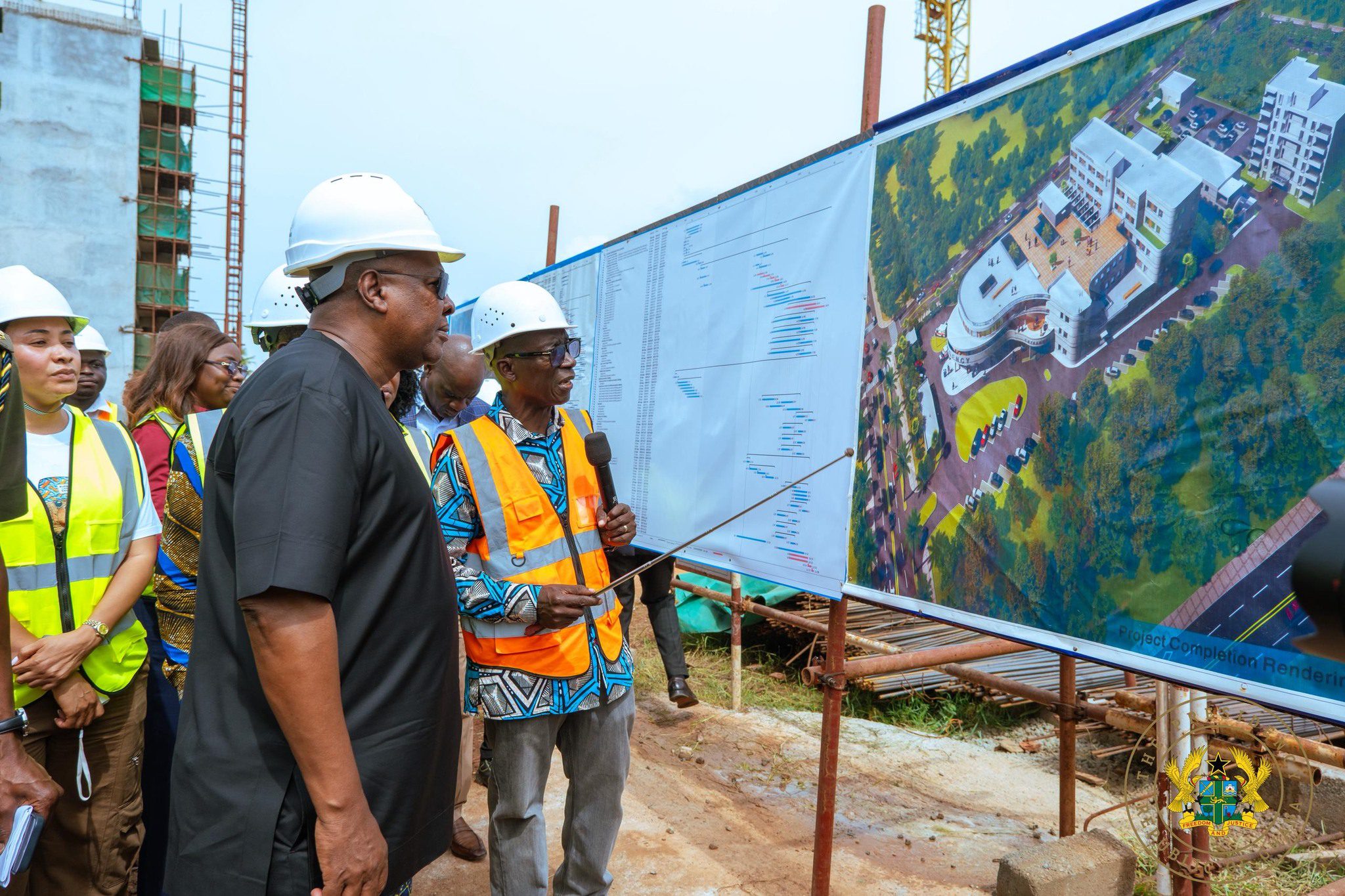 Mahama Inspect La General Hospital 2