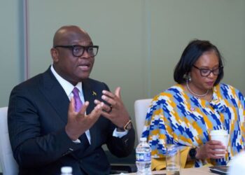 Mr. Simon Madjie, GIPC CEO, with the U.S. Chamber of Commerce in Washington, D.C.