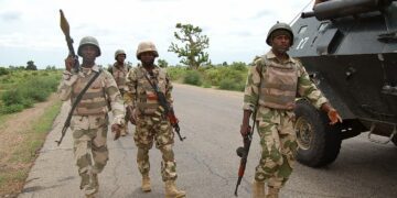 Nigerian Troops on a mission