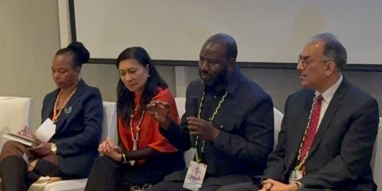 Prof. Benjamin Betey Campion, Executive Director Fisheries Commission, at the 5th World Small-Scale Fisheries Congress