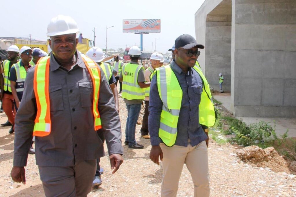 Roads Minister Inspects Greater Accra Big Push Projects 1
